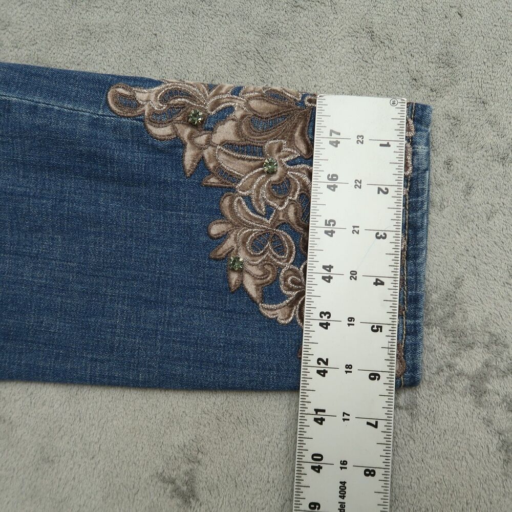 Chico's Pull On Jeans Women's Size 2R US-12R High-Rise Jegging Ankle 26" Inseam - Picture 5 of 15